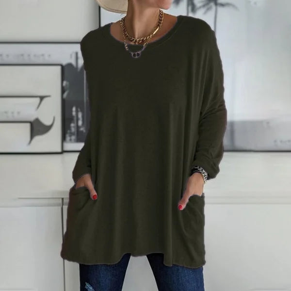RELAXED LONG SLEEVE TOP