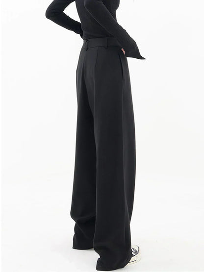 LAYERED WIDE LEG PANTS