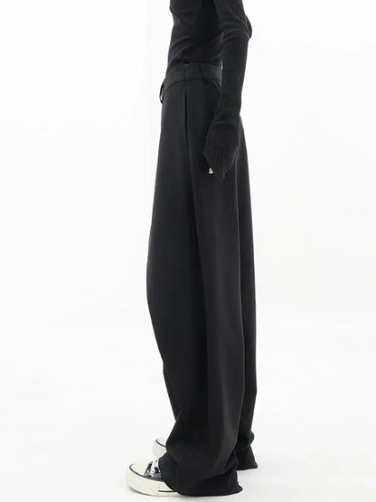 LAYERED WIDE LEG PANTS