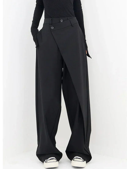 LAYERED WIDE LEG PANTS