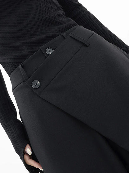 LAYERED WIDE LEG PANTS