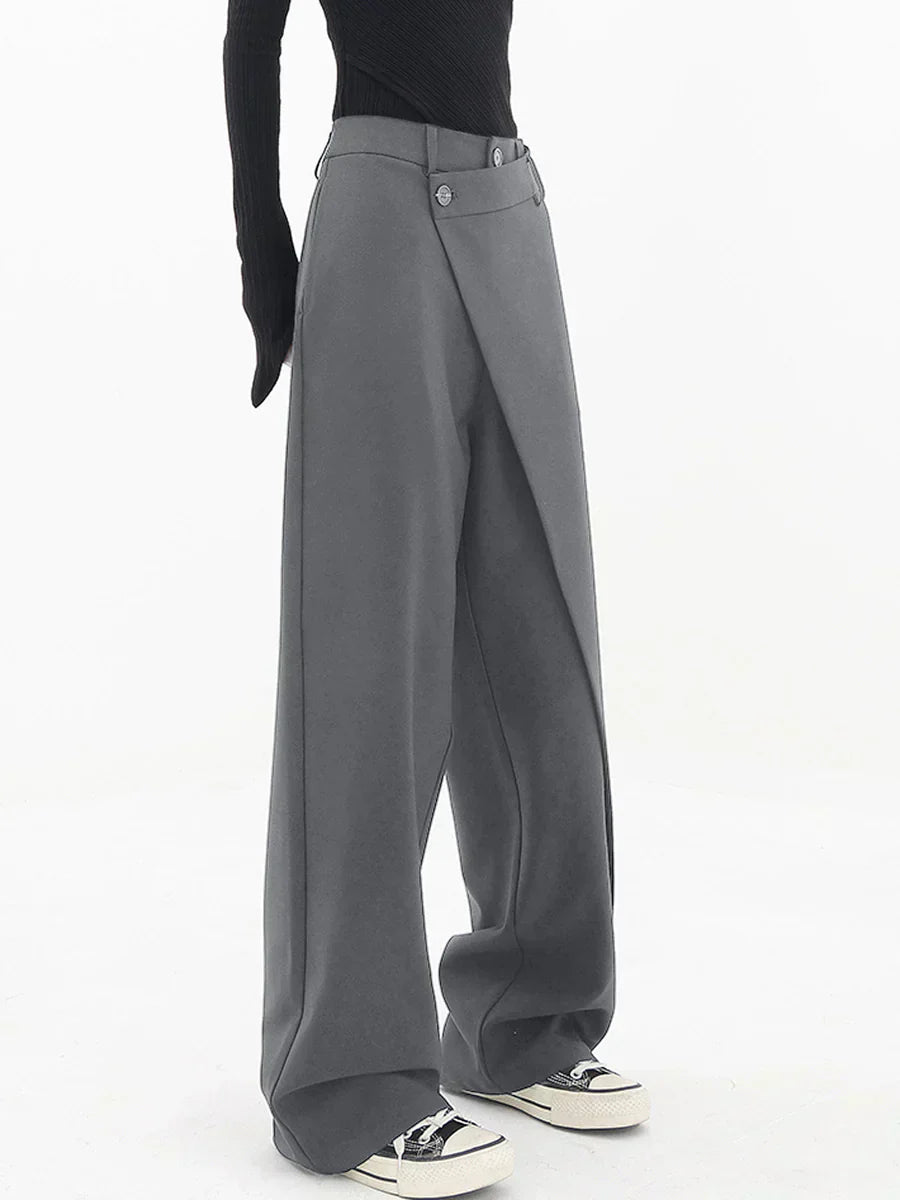 LAYERED WIDE LEG PANTS