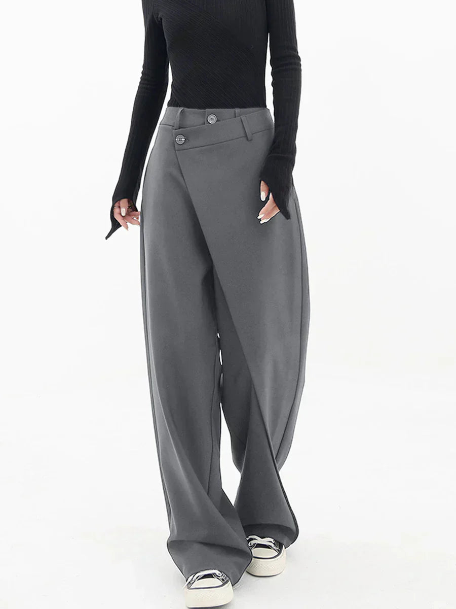LAYERED WIDE LEG PANTS