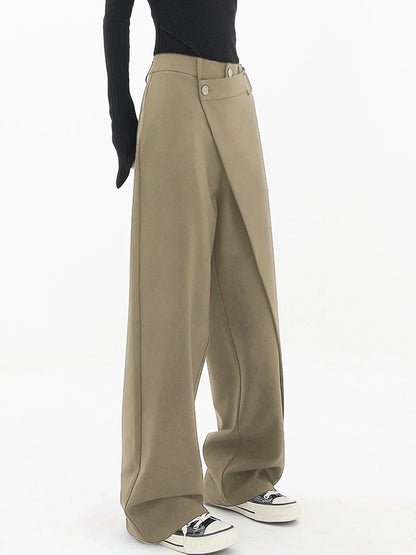 LAYERED WIDE LEG PANTS