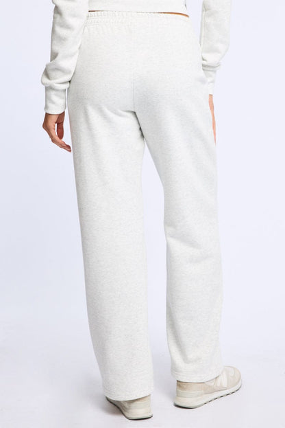 Grey Track Pants Wide Leg