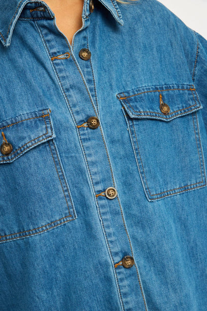 Denim Jacket Short Sleeve