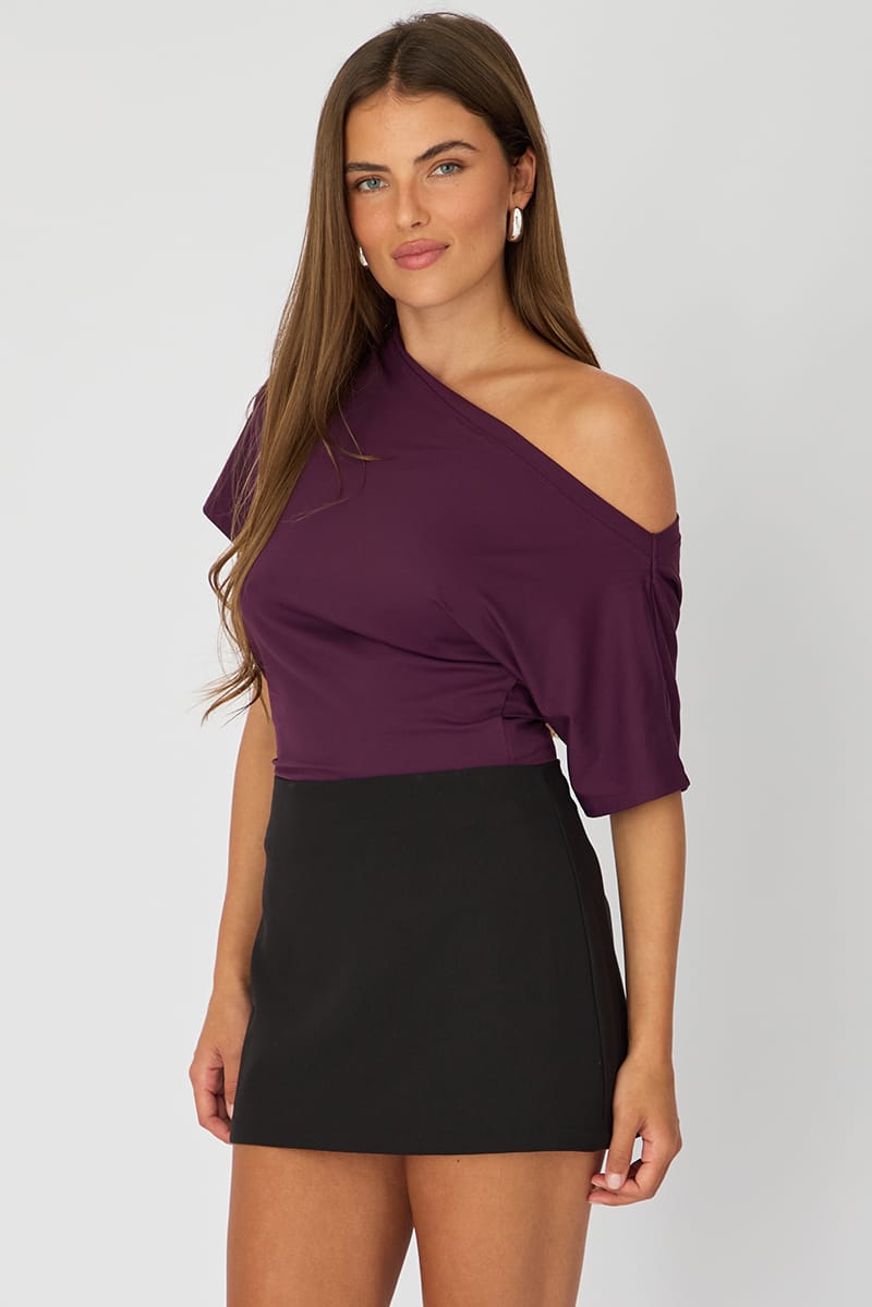 Black Mini Skort Skirt High Rise Tailored